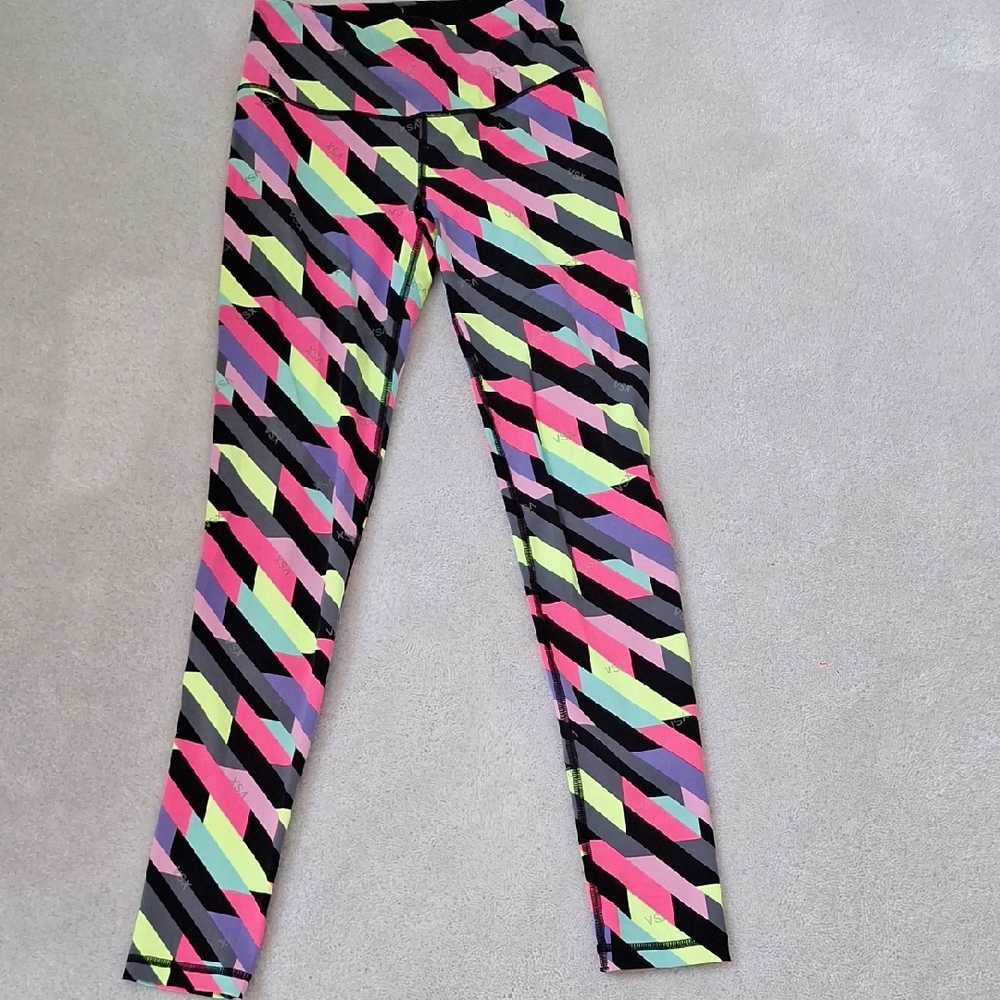 Victoria's Secret Multicolor Striped Leggings - Used